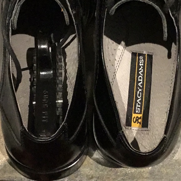 Stacy Adams Men’s Black Corrado Leather Lace up - Picture 6 of 7